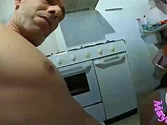 Chica’s Big Tits Trapped In Washer, Creampied Hard