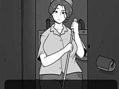 Bathroom Sparks with Milf and Lad