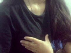 Petite teen's intense passion