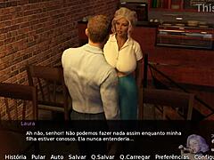 Employees family ep 4 sneaky sofa blowjob