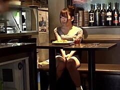 Japanese babe begs for rough 3p spanking fuck