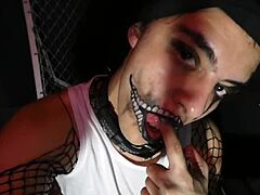 Caprino's Wild Double-Dildo Thrill