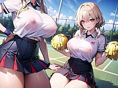 Cheerleaders Spark Public Thrill