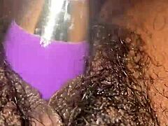 Ebony Pussy Soaked Before Bed