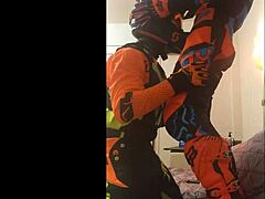 Motocross Rider's Garage Passion Ignites