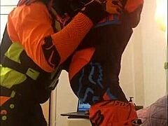 Motocross Rider's Garage Passion Ignites