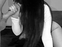 Vizooo69's Homemade Rampage With Huge Dildo Sucking