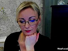 German Blonde MILF Owns Webcam Scene