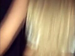 My real amateur blonde bent over for doggystyle