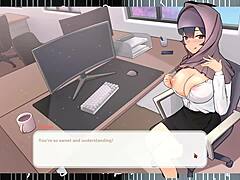 3D Tsundere MILF Stuns with Boss