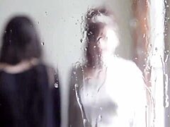Spitting fetish babe gets wild in close-up action