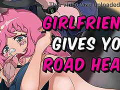 ANIME BLOWJOB DRIVE WITH ASMR