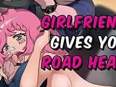 ANIME BLOWJOB DRIVE WITH ASMR