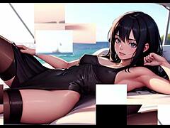 hentai lewd girls puzzle gets rough
