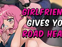 ANIME BLOWJOB DRIVE WITH ASMR