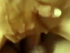 redhead’s shaved pussy dripping with intense moans