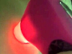 big tits teen teases with new vibrator