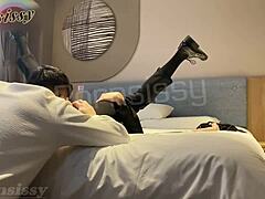 asian gay couple fucks hard in hotel