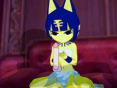 ankha's sensual bedroom journey