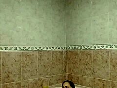 Married woman's steamy tub escape