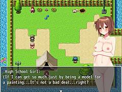 Girl's surreal naked rebirth