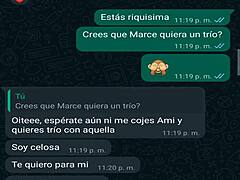 WhatsApp chat with girlfriend continues