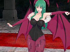 Morrigan fucks us in 3D fantasy world