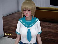 My bully lover’s teasing anime charm