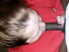 first time sucking this sloppy dick