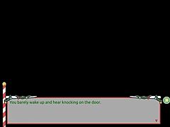 naughty elf teases santa wife in hentai game