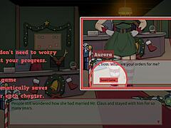 Claus' naughty elf and vixen surprise