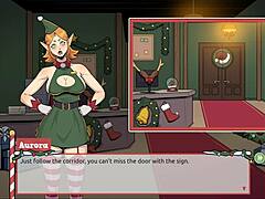 Claus' naughty elf and vixen surprise
