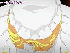 Blonde Maid's Anime Bosom Fantasy