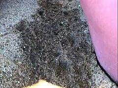 My Wife’s Long Pee on the Beach