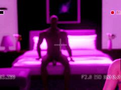 What Happens in 3D When Asian Babe Meets Monster?