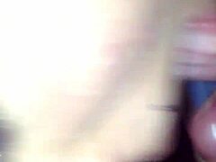 Skinny Blonde's Sticky Facial Desire