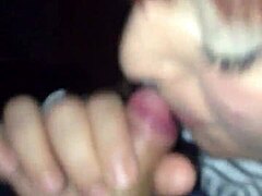 Skinny Blonde's Sticky Facial Desire