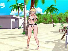 Bowsette Shines in 3D Hentai Bikini