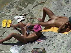 ever caught a couple banging on the beach?