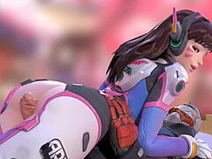 d va overwatch porn compilation with massive cocks