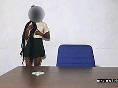 Ebony Goddess Ravished Outdoors