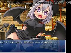 teasing hentai monster in dark fantasy