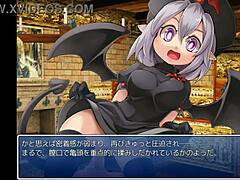 teasing hentai monster in dark fantasy