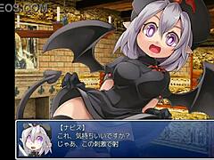 teasing hentai monster in dark fantasy