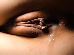 Gentle close-up sex with juicy cumshot