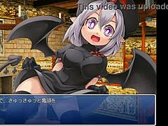 teasing hentai monster in dark fantasy