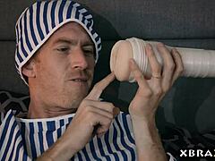 Pornstar Nikki Benz turned into real fleshlight by monster cock