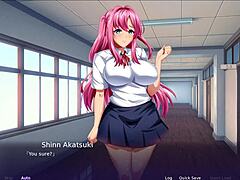 curvy hentai girl in trio