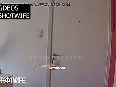 Seductive Welcome for Delivery Men