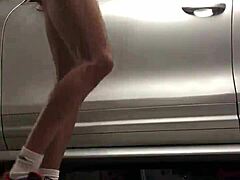 Gym Rat Spied in Garage Haven